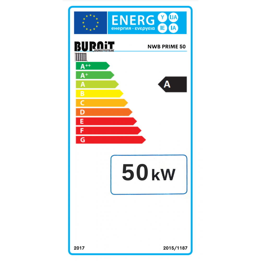 Kieto kuro katilas BURNiT NWB PRIME 50, 50kW | Kieto kuro katilai | Mediena |