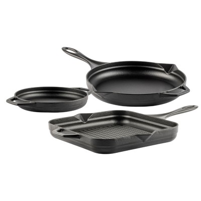 Ketaus komplektas iš 3 dalių Hosse, Black Onyx - Ketaus komplektas