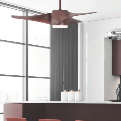 Lubinis ventiliatorius su LED apšvietimu ir nuotolinio valdymo pulteliu FANKVBR60G, Ф132, DC40W - Ventiliatoriai