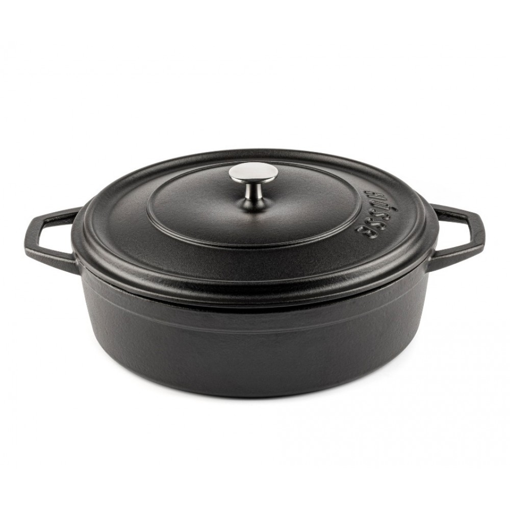 Ketaus seklus puodas Hosse, Black Onyx, Ф28