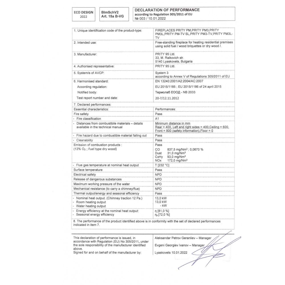Malkinė krosnelė Prity PM-TV SL, 13kW | Krosnelės |  |