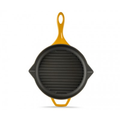 Emaliuota ketaus grilio keptuvė Hosse, Dijon, Ф28cm - Ketaus grilio keptuvė