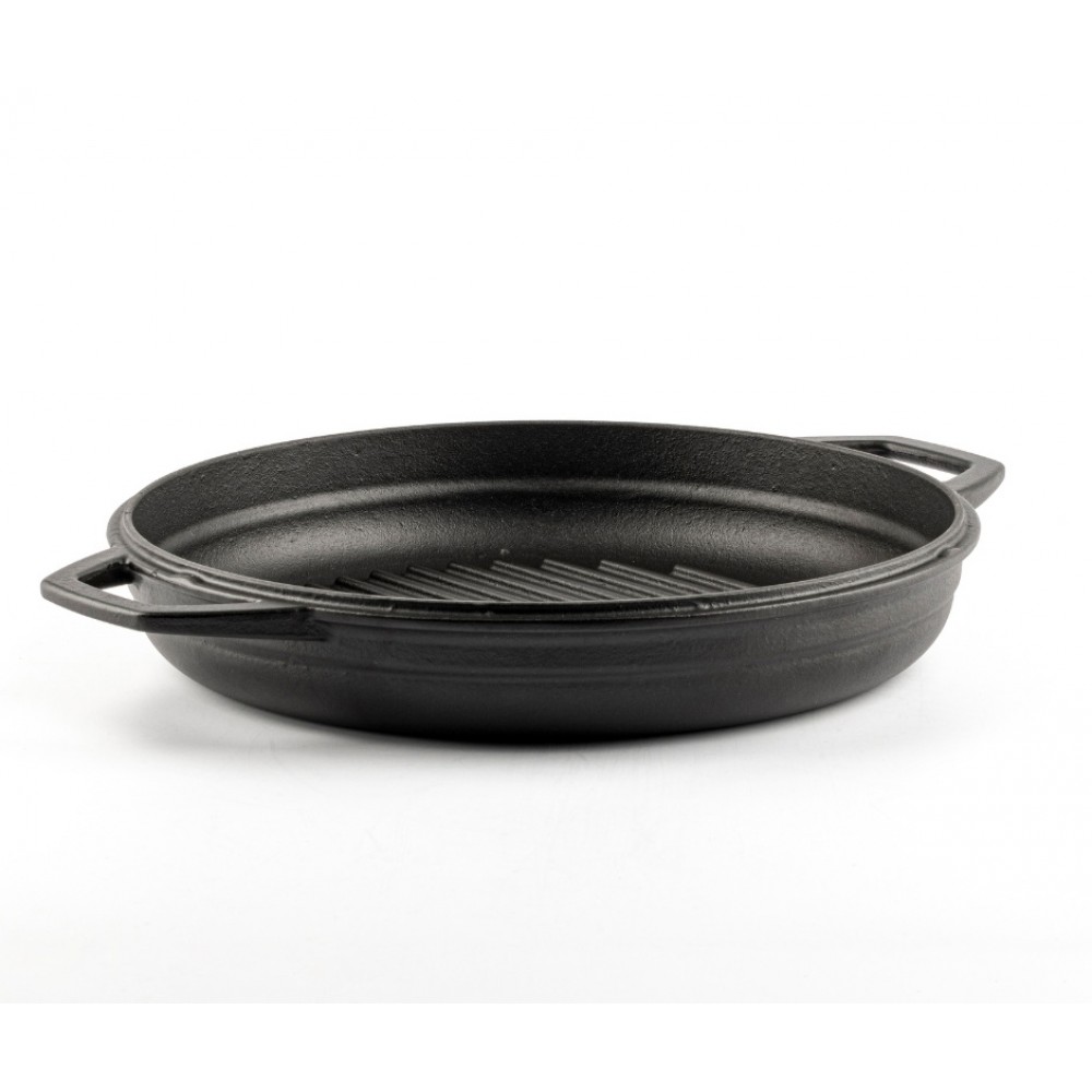 Emaliuota ketaus grilio keptuvė Hosse, Black Onyx, Ф22cm