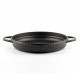 Emaliuota ketaus grilio keptuvė Hosse, Black Onyx, Ф22cm | Plokščia ketaus keptuvė | Ketaus keptuvė |