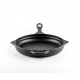 Emaliuota ketaus keptuvė Hosse, Black Onyx, Ф24cm | Plokščia ketaus keptuvė | Ketaus keptuvė |