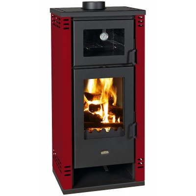 Malkinė krosnelė su orkaite  Prity K2 GT F Raudona, 8.1 kW - Prity