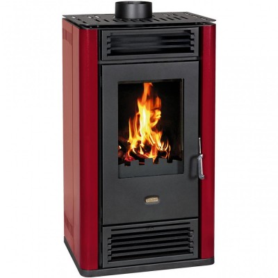 Malkinė krosnelė Prity K3 GT D Raudona, 8.1 kW - Malkinė viryklės