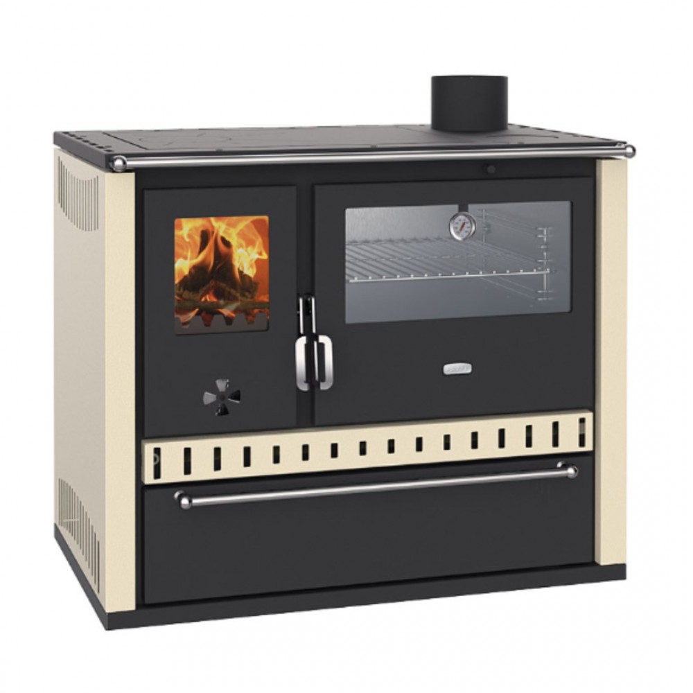Мalkinė krosnelė viryklė Prity GT, su nerūdijančio plieno orkaite ir stalčiumi, 15 kW | Krosneles su orkaite | Krosnelės |