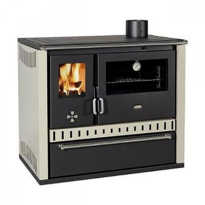 Мalkinė krosnelė viryklė Prity GT, su stalčiumi, 15 kW - Malkinė viryklės