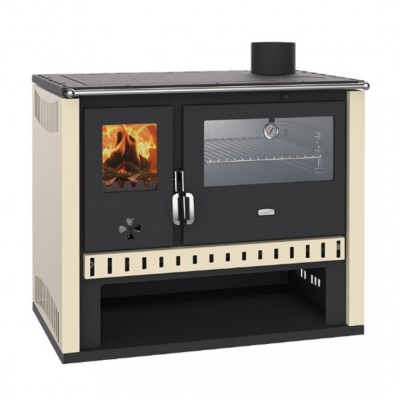 Мalkinė krosnelė viryklė Prity GT,su nerūdijančio plieno orkaite, 15 kW - Malkinė viryklės