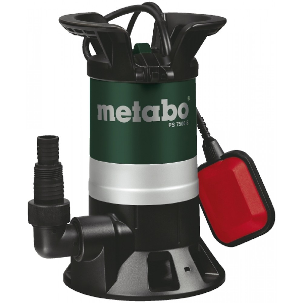 Nutekamasis siurblys švariam ir nešvariam vandeniui Metabo PS 7500 S, 1 1/4", galia 450 W, darbinis aukštis 5 m