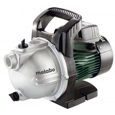 Sodo siurblys švariam vandeniui Metabo P 2000 G, 1", galia 450 W, srautas 2000 l/h, darbinis aukštis 30 m - Elektriniai vandens siurbliai
