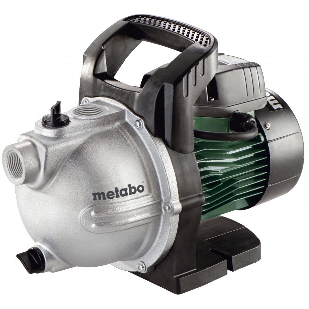 Vienfazis sodo siurblys švariam vandeniui Metabo P 4000 G, galia 1100 W, srautas 4000 l/h, darbinis aukštis 46 m | Vandens siurbliai | Centrinis šildymas |