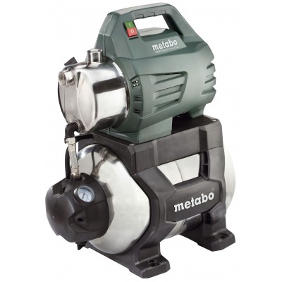 Vienfazis hidroforo siurblys METABO HWW 4500/25 INOX PLUS, galia 1300 W, srautas 4500 l/h, darbinis aukštis 48 m, bako talpa 24 L - Prekių palyginimas