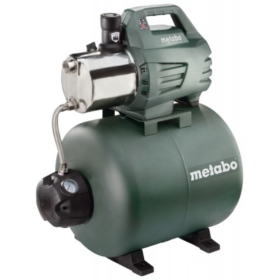 Vienfazis hidroforo vandens siurblys METABO HWW 6000/50 INOX, 1300 W galia, 6000 l/h našumas, 55 m pakėlimo aukštis, 50 l talpos bakas - Prekių palyginimas