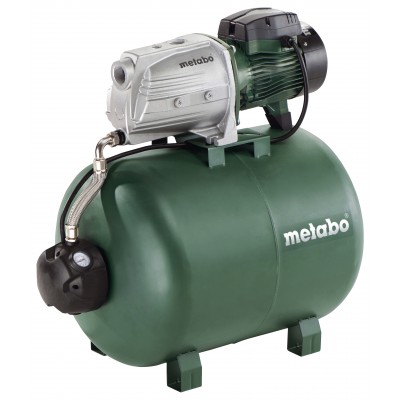 Vienfazis hidroforo vandens siurblys METABO HWW 9000/100 G, 1800 W galia, 9000 l/h našumas, 51 m pakėlimo aukštis, 100 l talpos bakas - Prekių palyginimas