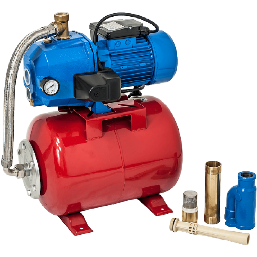 Injektorinė hidroforinė pompa Gmax AUTOJET DP550 – srautas 1,5 m³/val., galia 0,75 kW, keliamasis aukštis 60 m