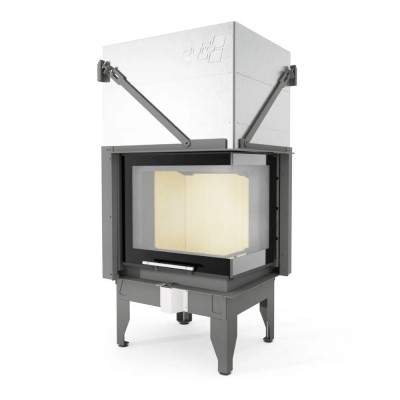Židinio kapsulė UNIFLAM 660 DURO su oro kanalais ir oro tiekimu, dešinė pusė, 10.25 kW - Prekių palyginimas