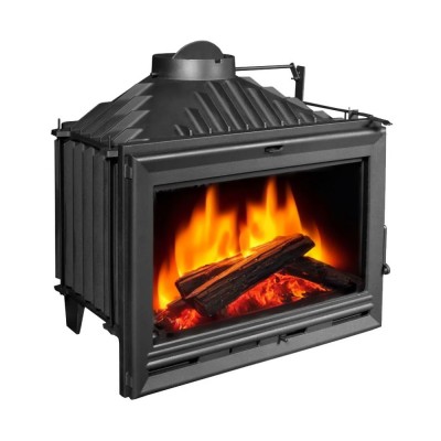 Židinio kapsulė UNIFLAM 700 OPTION ECO su sklende ir oro tiekimu, 10 kW - Prekių palyginimas