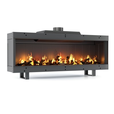 Dujinis židinys Balkan Energy GAS STRAIGHT 150, 13kW - Židiniai