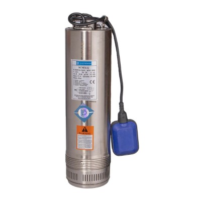 Panardinamas siurblys su išoriniu plūduriu Electromash SCM 3 PVC sparnuote, galia 0,55 kW, aukštis 30 m, srautas 9000 l/val., tinkamas šuliniams ir kitoms paskirtims. - Prekių palyginimas