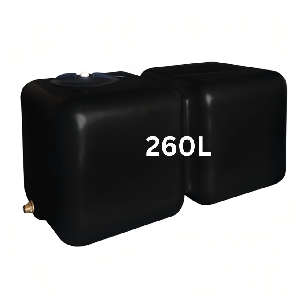 Geriamojo vandens rezervuaras tank HydroMoby AQUA S12, horizontalus 260 L (juodas) | Geriamojo vandens rezervuarai |  |