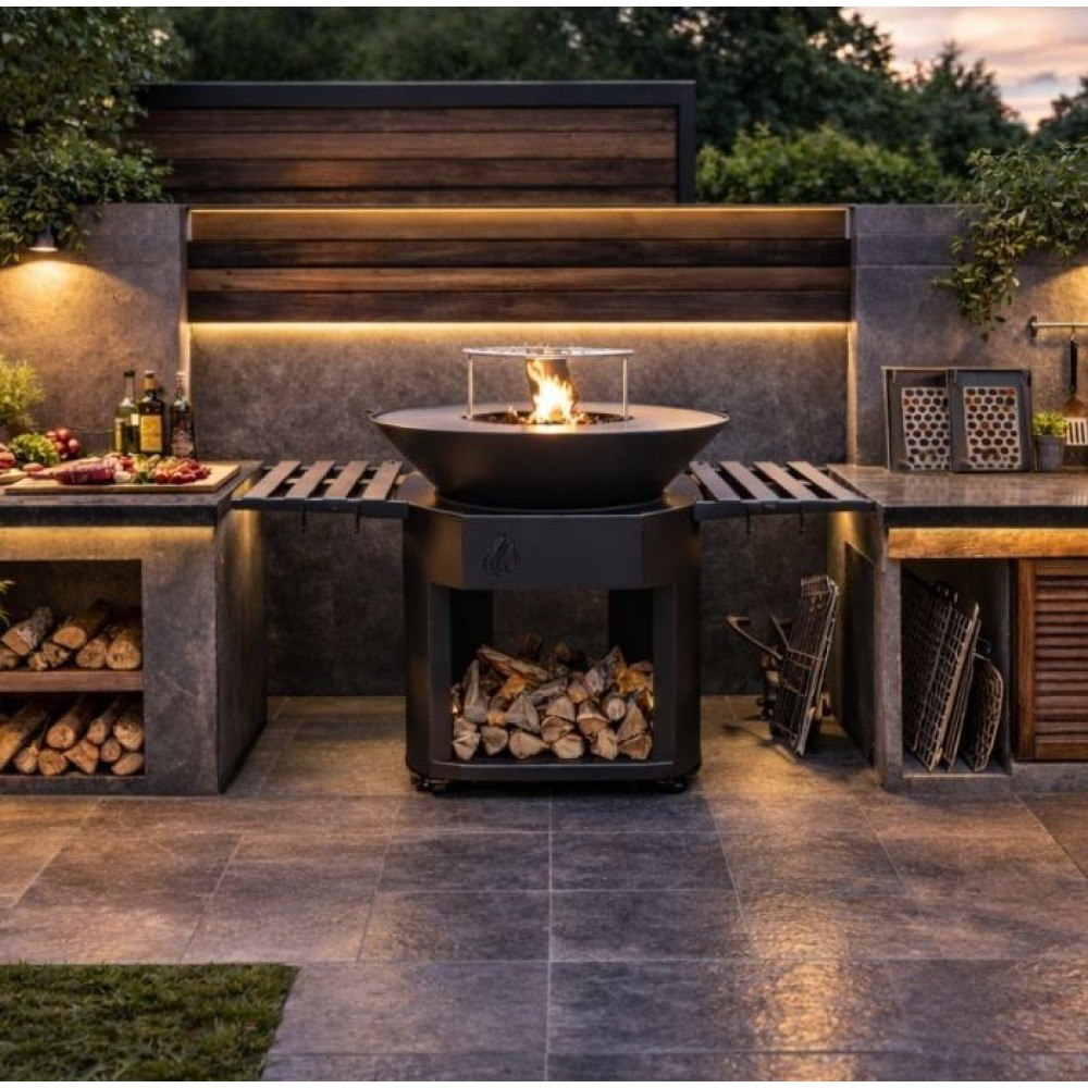 Plieninė anglies kepsninė Balkan Energy ROUND 920 | Kepsninės |  |