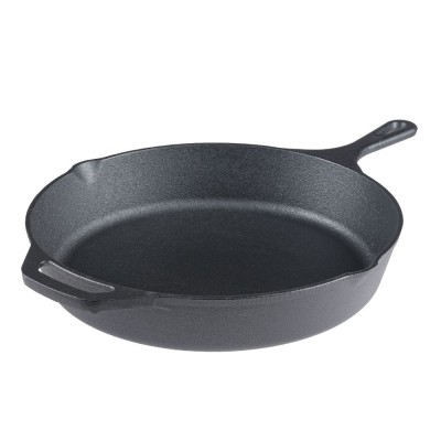 Ketaus wok keptuvė, Ф31 - Plokščia ketaus keptuvė