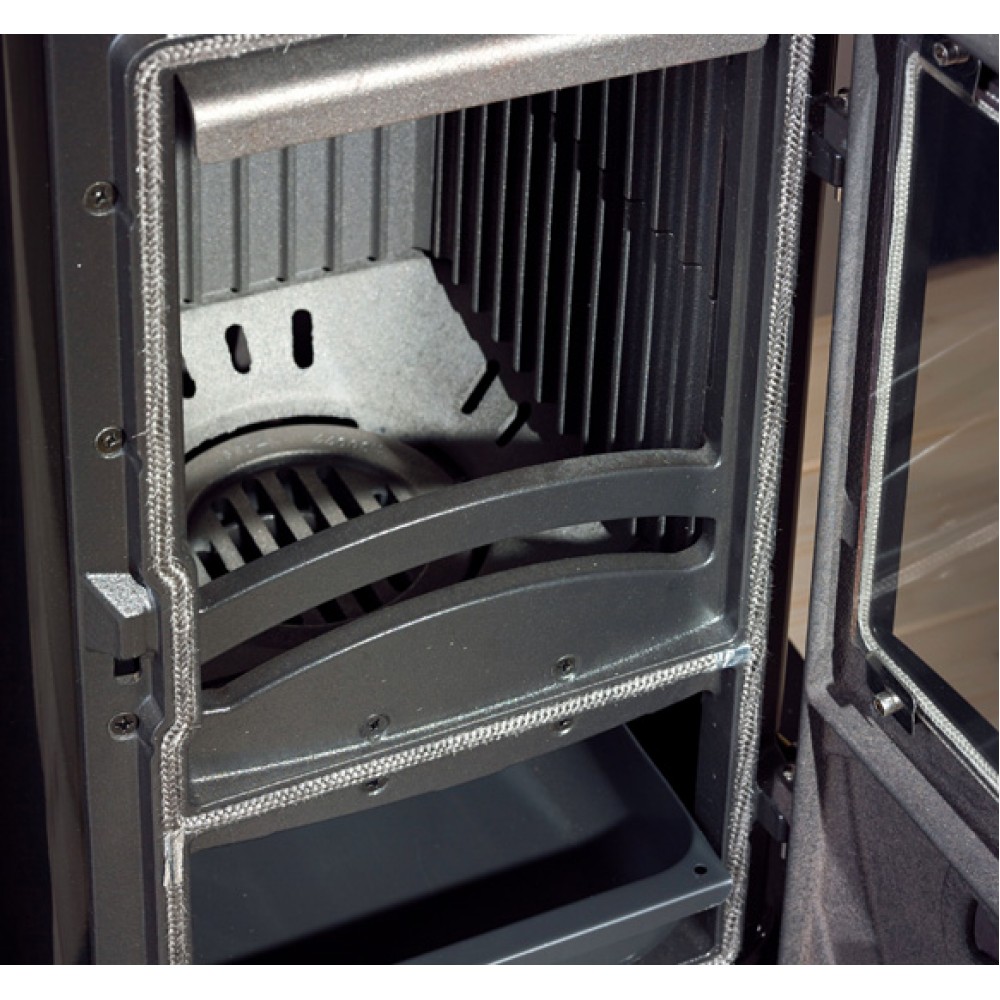 Itališka ketaus krosneles su orkaitė La Nordica Super Junior, žalia, 5.7kW | Malkinės krosnelės | Krosnelės |