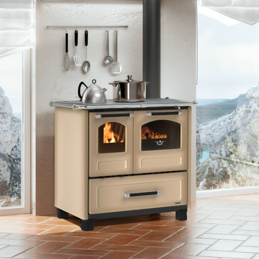 Itališka malkinė krosnelė viryklė La Nordica Family 4.5, ruda, 7.5kW | Malkinė viryklės |  |