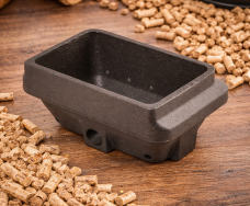 Deginti puodą granulinėms krosnelėms