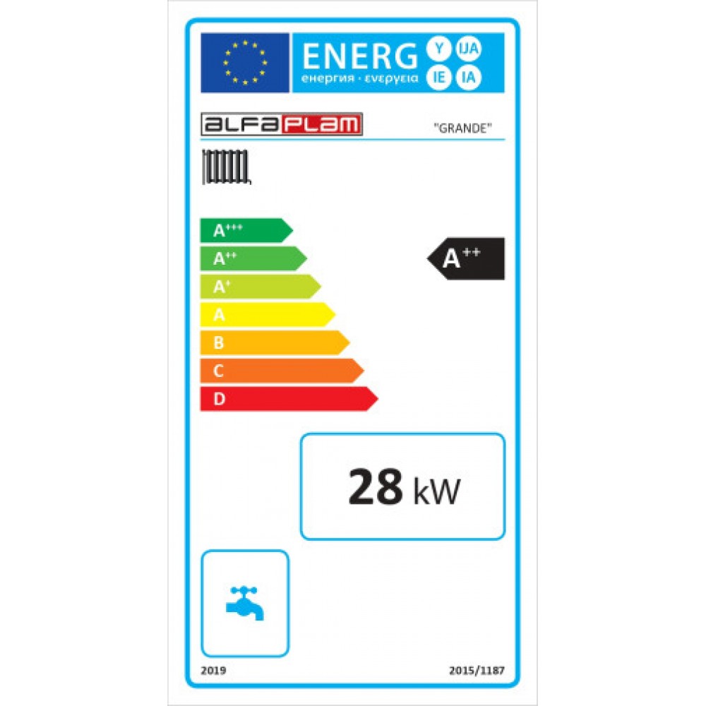 Granulinis katilas Alfa Plam Grande, 28kW | Granuliniai katilai | Granulės |