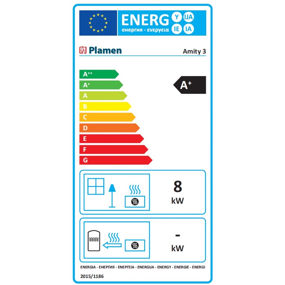 Malkinė krosnelė Plamen Amity 3, 8kW | Malkinės krosnelės | Krosnelės |