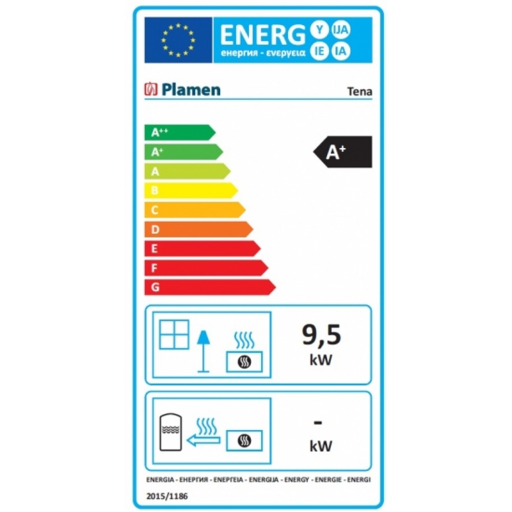 Malkinė krosnelė Plamen Tena 9.5kW | Malkinės krosnelės | Krosnelės |