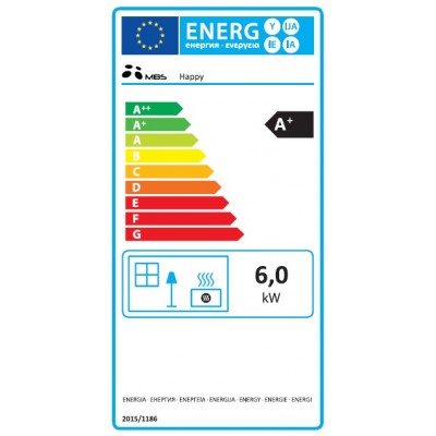 Malkinė krosnelė MBS Happy, 6 kW  - Krosnelės