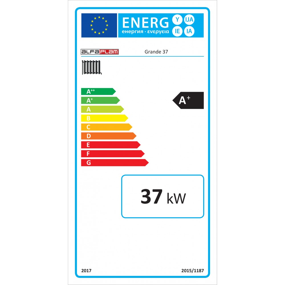 Granulinis katilas Alfa Plam Grande 37, 37kW | Granuliniai katilai | Granulės |