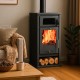 Malkinė krosnelė su orkaite Balkan Energy Troy, 7.8 kW | Konvekcines malkines krosneles | Malkinė krosnelės |