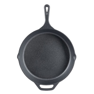 Ketaus wok keptuvė, Ф31 - Plokščia ketaus keptuvė
