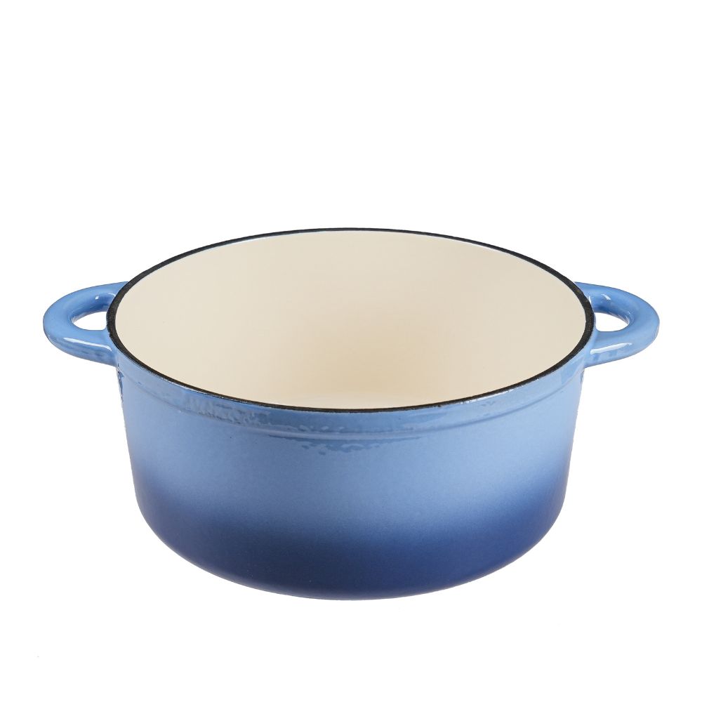 Emaliuotas ketaus puodas, Mėlyna, Ф22 |  |  |