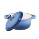 Emaliuotas ketaus puodas, Mėlyna, Ф24 |  |  |