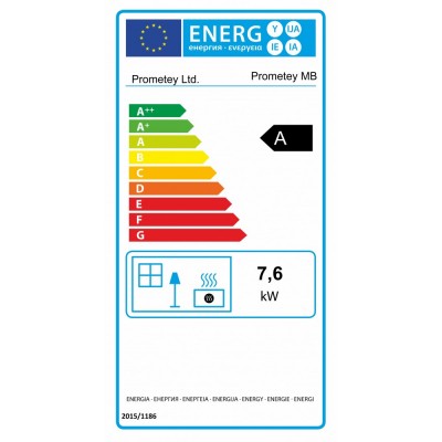 Malkinė krosnelė Prometey “Metal top”, 7.6kW - Prekių palyginimas