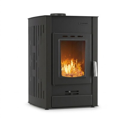 Malkinė krosnelė su vandens kontūru Velmora Fire ATS HYDRO juoda, 25kW - Krosnelės