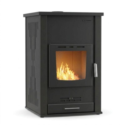 Malkinė krosnelė su vandens kontūru Velmora Fire ATS HYDRO juoda, 33kW - Krosnelės