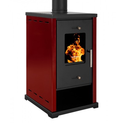Malkinė krosnelė Prometey EKO Mini Bordo, 6.4 kW - Krosnelės