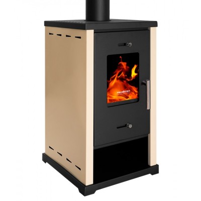 Malkinė krosnelė Prometey EKO Mini Dramblio kaulo, 6.4 kW - Krosnelės
