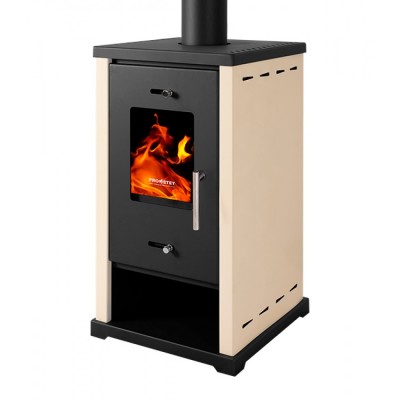Malkinė krosnelė Prometey EKO Mini Dramblio kaulo, 6.4 kW - Krosnelės