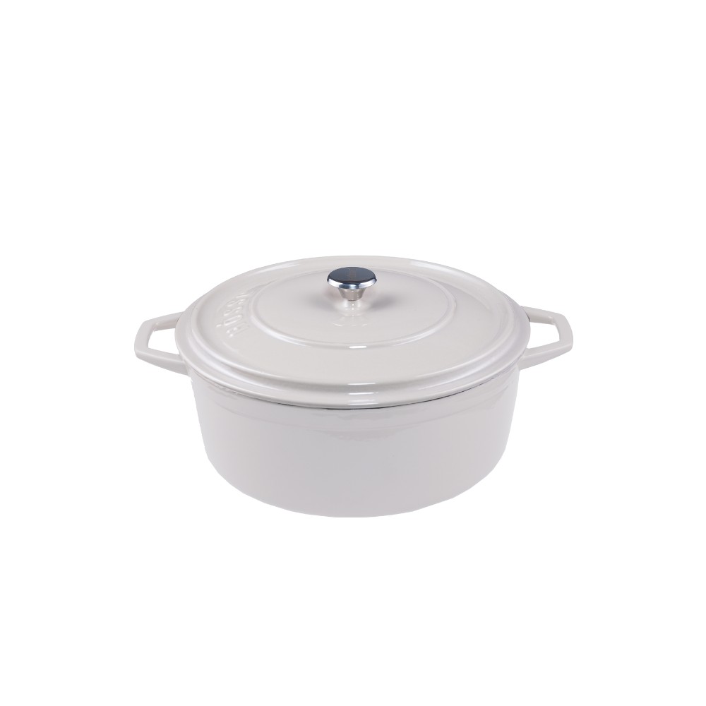 Ketaus gilus puodas Hosse, Ivory, Ф12 | Ketaus puodas |  |