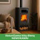 Malkinė krosnelė su orkaite Balkan Energy Troy, 7.8 kW | Konvekcines malkines krosneles | Malkinė krosnelės |