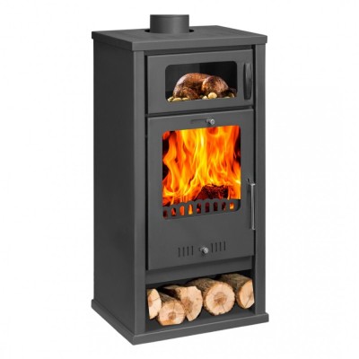 Malkinė krosnelė su orkaite Balkan Energy Troy, 7.8 kW - Malkinės krosnelės