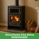 Malkinė krosnelė su vandens kontūru ir su orkaite Balkan Energy Suzana, 11.6kW - 17.5kW | Malkinės krosnelės | Krosnelės |